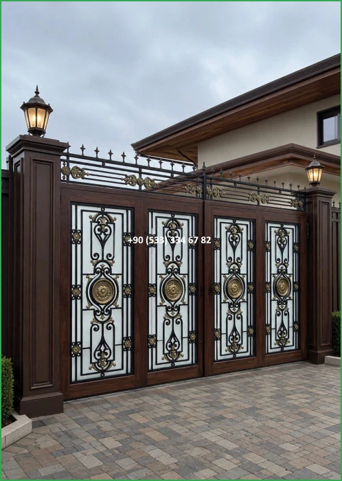 VİLLA KAPILARI-FERFORJE VİLLA KAPILAR-VİLLA GİRİŞ KAPILAR-BAHÇE KAPILARI-FERFORJE KAPILAR fiy8519