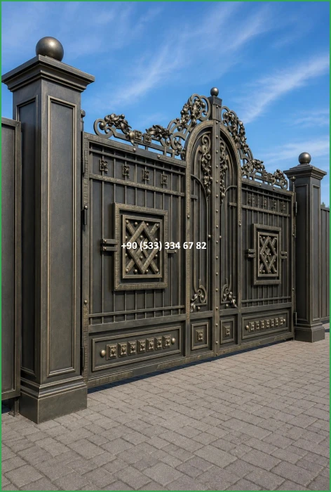 VİLLA KAPILARI-FERFORJE VİLLA KAPILAR-VİLLA GİRİŞ KAPILAR-BAHÇE KAPILARI-FERFORJE KAPILAR fiy8524