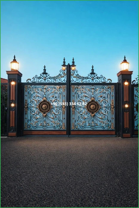 VİLLA KAPILARI-FERFORJE VİLLA KAPILAR-VİLLA GİRİŞ KAPILAR-BAHÇE KAPILARI-FERFORJE KAPILAR fiy8416