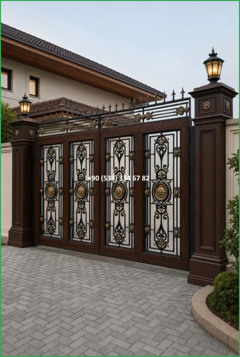 VİLLA KAPILARI-FERFORJE VİLLA KAPILAR-VİLLA GİRİŞ KAPILAR-BAHÇE KAPILARI-FERFORJE KAPILAR fiy8499