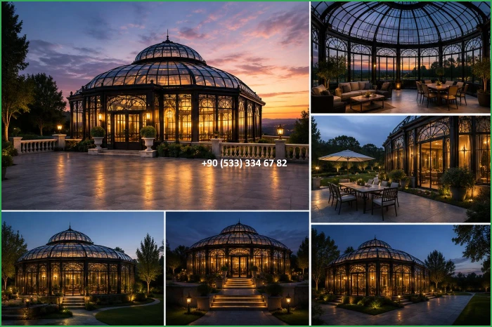 KIŞ BAHÇESİ-GAZEBO-FERFORJE KIŞ BAHÇESİ-KAMELYA-FERFORJE KAMELYA fiy8462