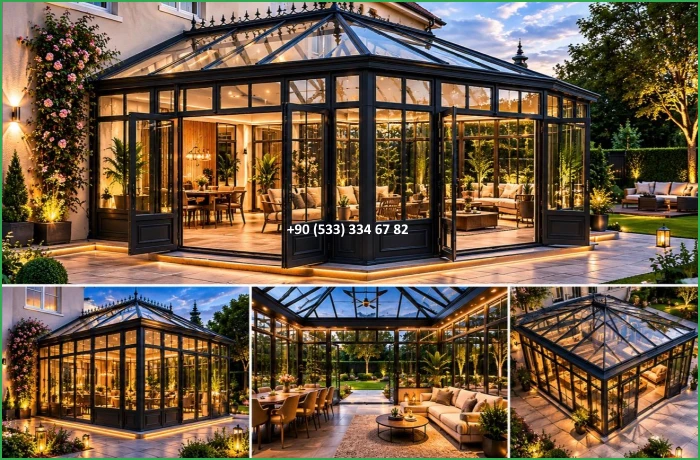 KIŞ BAHÇESİ-GAZEBO-FERFORJE KIŞ BAHÇESİ-KAMELYA-FERFORJE KAMELYA fiy8463