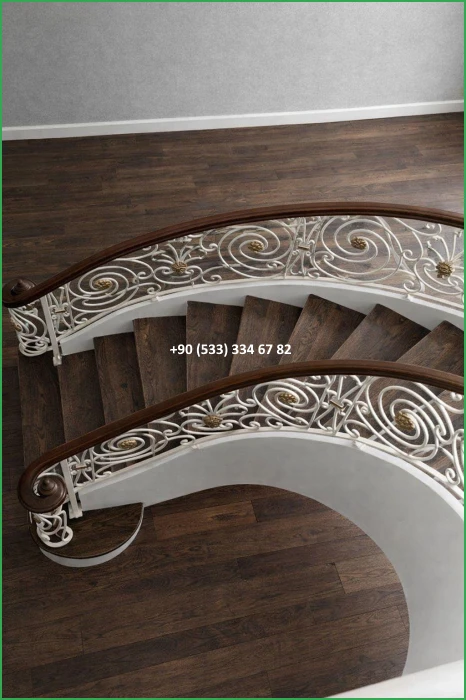 MERDİVEN KORKULUKLARI- MERDİVEN KORKULUK TASARIMI- FERFORJE MERDİVEN KORKULUK MODELLERİ fiy8368